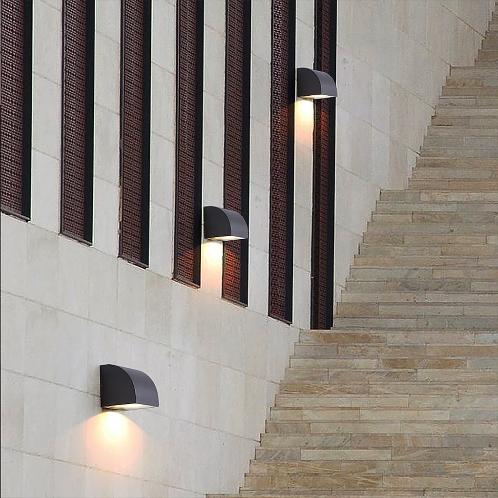 Waterproof Geometric Nordic Outdoor LED Wall Light
