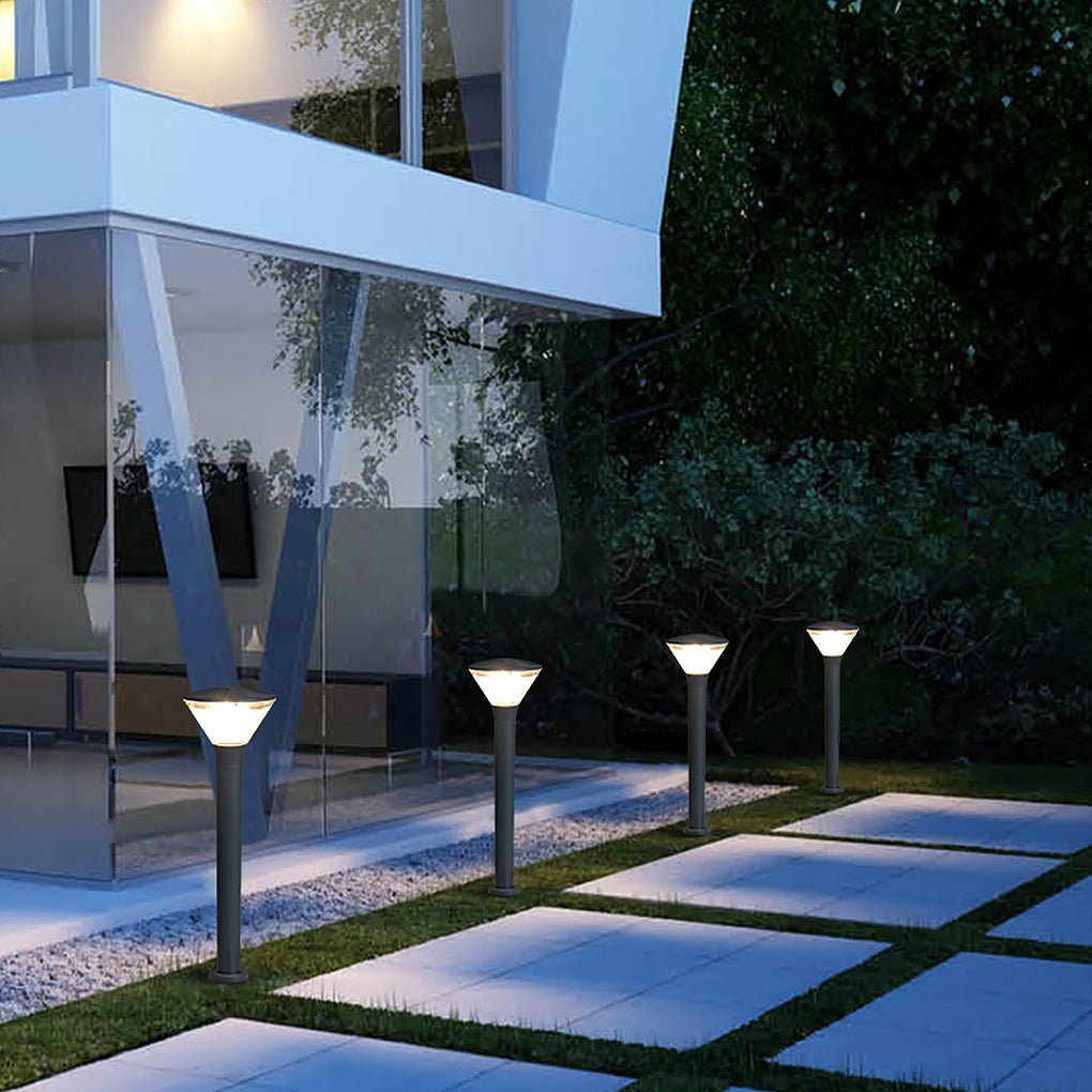 Versatile Round LED Nordic Outdoor Wall and Post Light