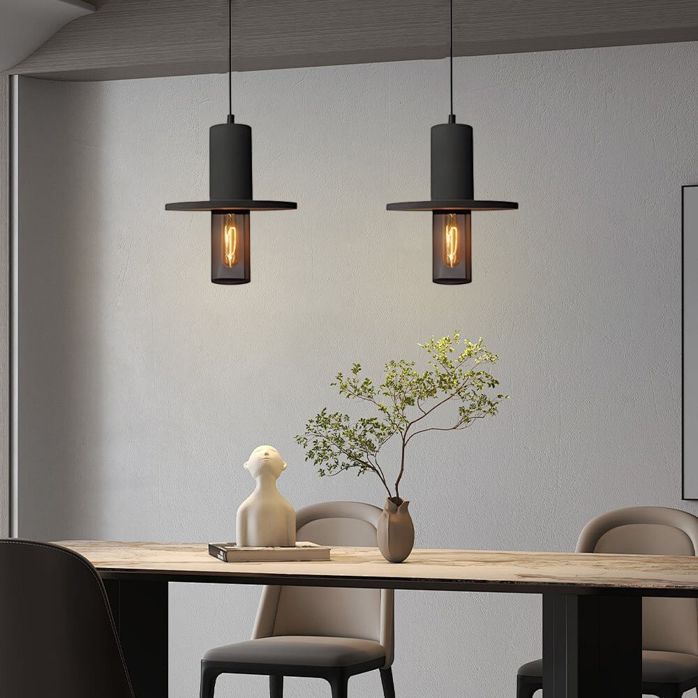 Nordic Industrial Cement and Mesh LED Pendant Light