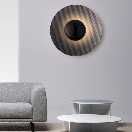 Nordic Minimalist Round LED Wall Lamp