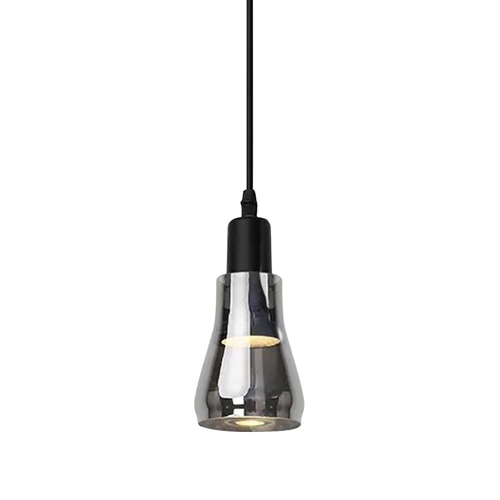 Nordic Minimalist Shadow Glass Pendant Light – LED Hanging Lighting for Living Room or Bar