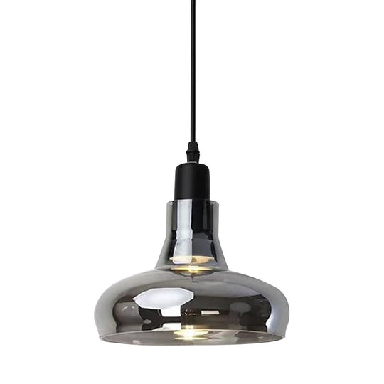 Nordic Minimalist Shadow Glass Pendant Light – LED Hanging Lighting for Living Room or Bar