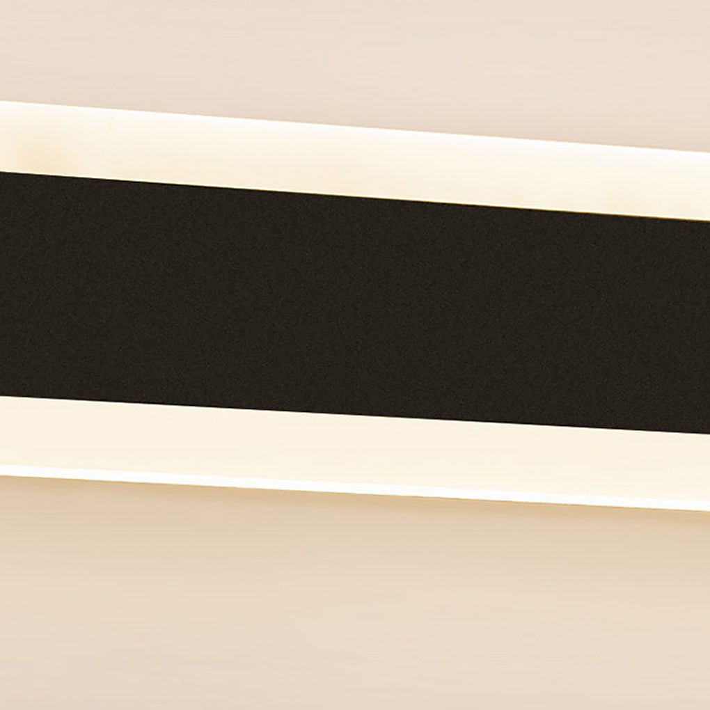 Nordic Minimalist Linear LED Black Wall Sconce