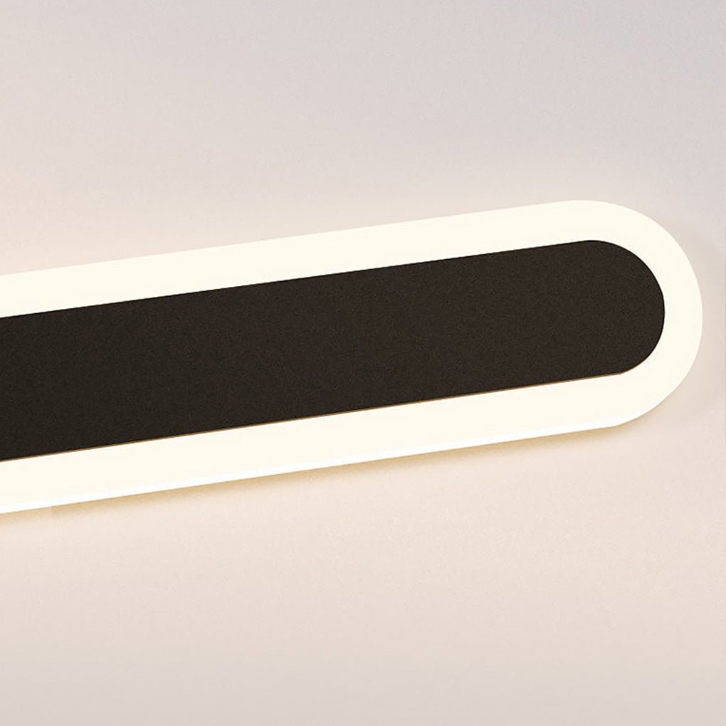 Nordic Minimalist Linear LED Black Wall Sconce