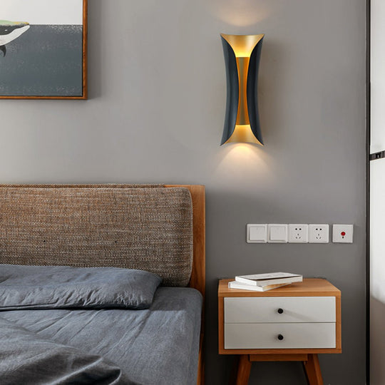Nordic Minimalist LED Wall Sconce for Indoor and Outdoor Use