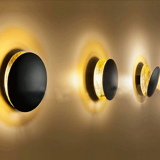 Nordic Minimalist Rotatable Moon Design LED Wall Lamp