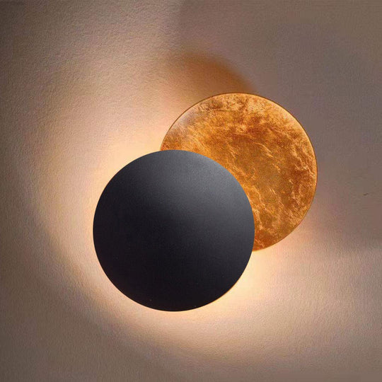 Nordic Minimalist Rotatable Moon Design LED Wall Lamp