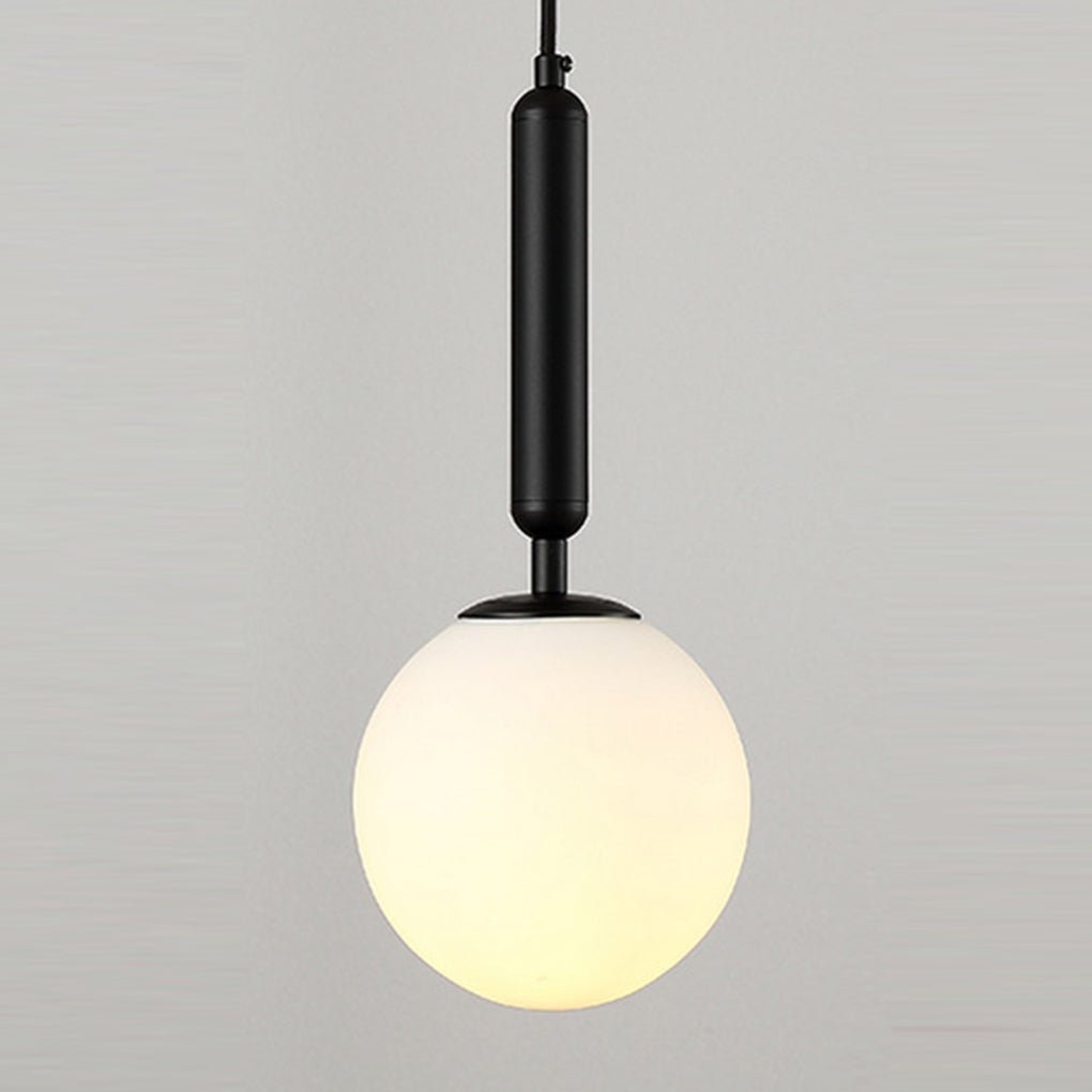 Nordic Minimalist Water Pattern Glass LED Pendant Light for Bedroom, Bedside, or Bar