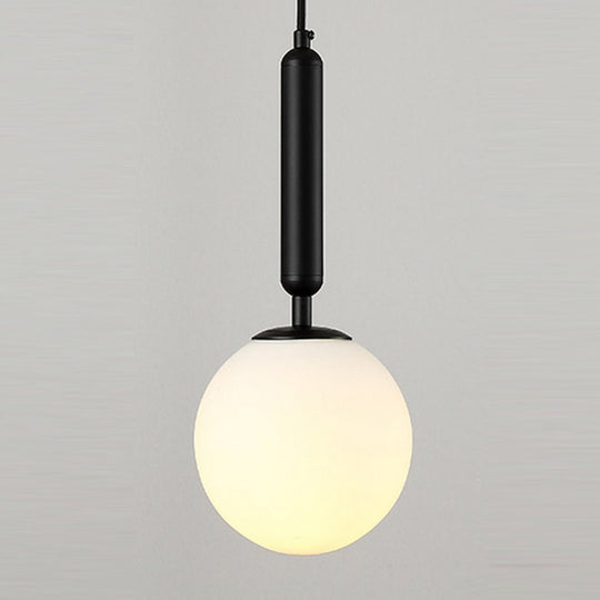 Nordic Minimalist Water Pattern Glass LED Pendant Light for Bedroom, Bedside, or Bar