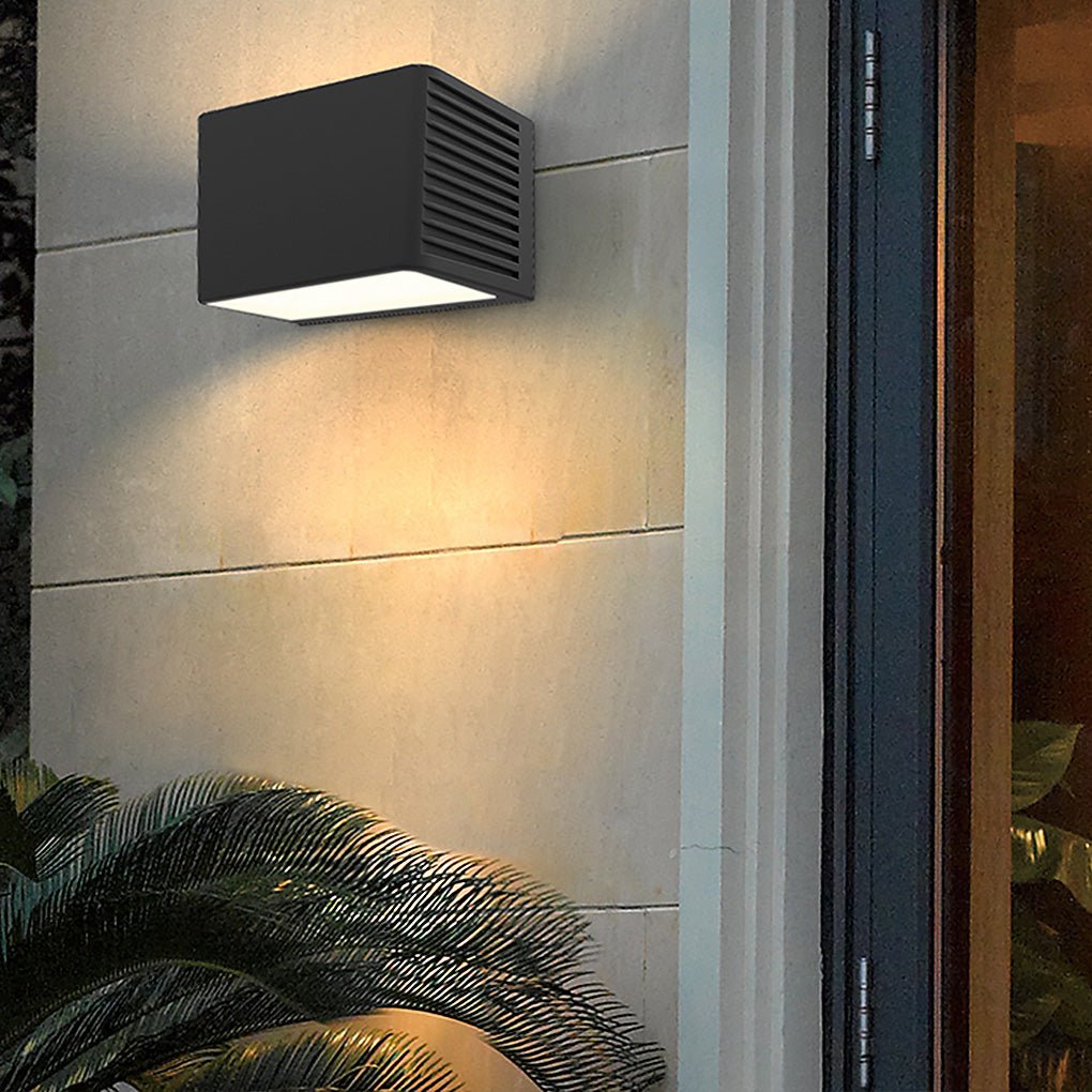 Rectangle LED Waterproof Nordic Outdoor Wall Light Sconce