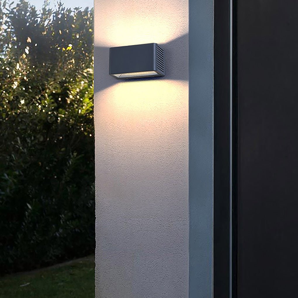 Rectangle LED Waterproof Nordic Outdoor Wall Light Sconce