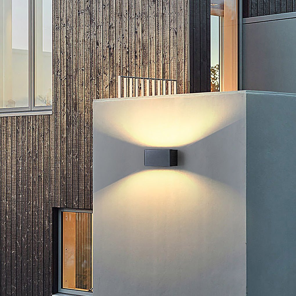 Rectangle LED Waterproof Nordic Outdoor Wall Light Sconce
