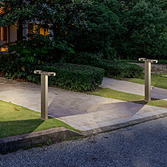 Adjustable LED Outdoor Lawn Light with Nordic Minimalist Design