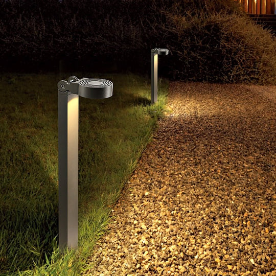 Adjustable LED Outdoor Lawn Light with Nordic Minimalist Design