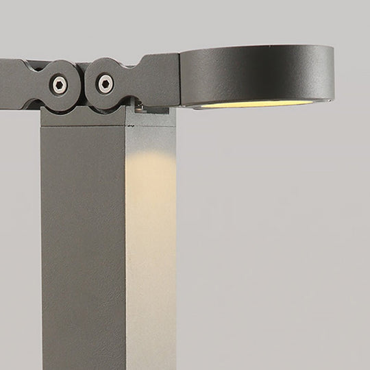 Adjustable LED Outdoor Lawn Light with Nordic Minimalist Design