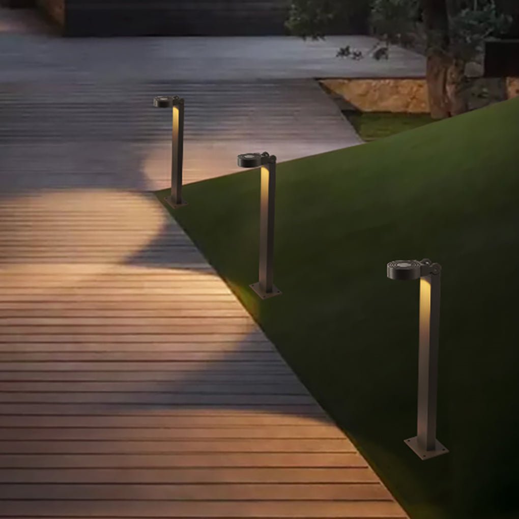 Adjustable LED Outdoor Lawn Light with Nordic Minimalist Design