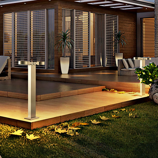 Adjustable LED Outdoor Lawn Light with Nordic Minimalist Design
