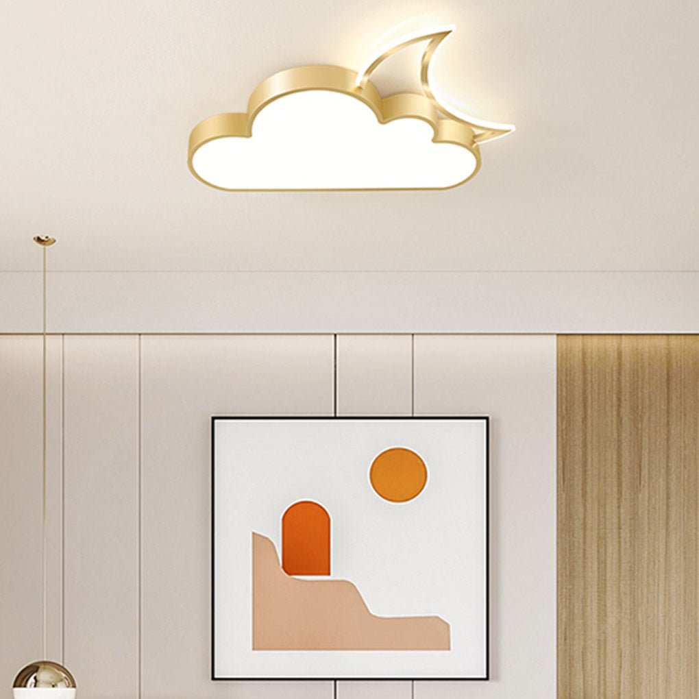 Nordic Modern Cartoon Cloud LED Flush Mount Ceiling Light