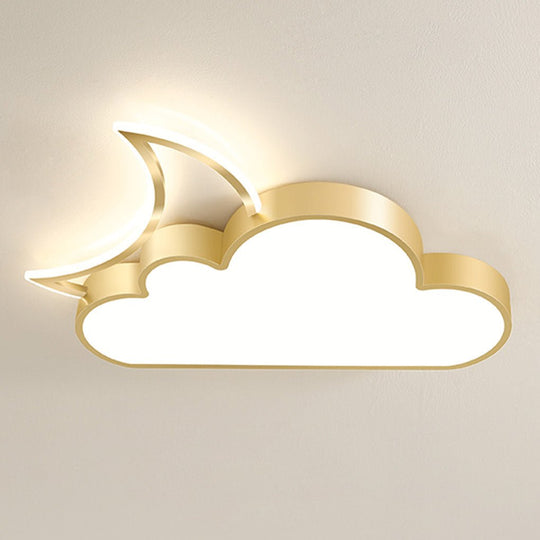 Nordic Modern Cartoon Cloud LED Flush Mount Ceiling Light