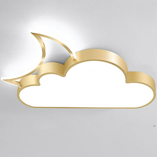 Nordic Modern Cartoon Cloud LED Flush Mount Ceiling Light