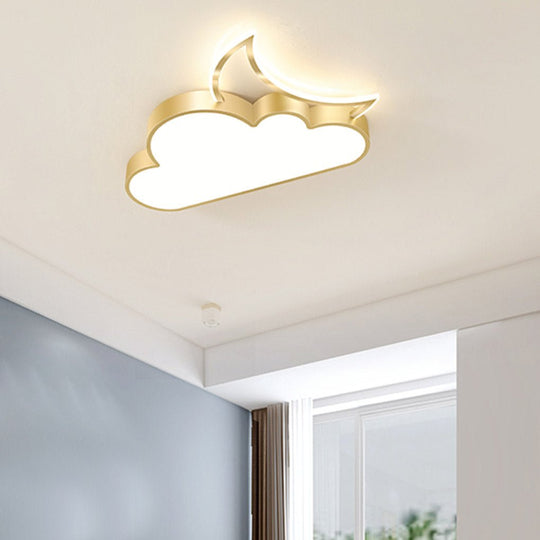 Nordic Modern Cartoon Cloud LED Flush Mount Ceiling Light