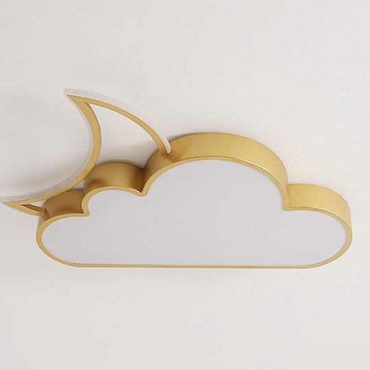 Nordic Modern Cartoon Cloud LED Flush Mount Ceiling Light