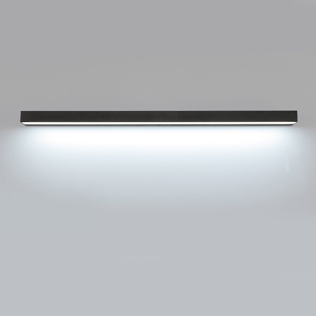 Rectangle LED Bathroom Vanity Light with Downlight Design