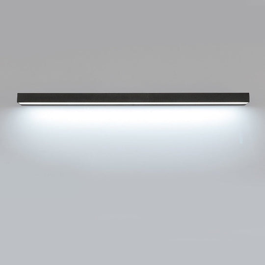 Rectangle LED Bathroom Vanity Light with Downlight Design