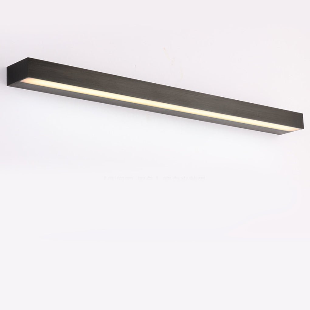 Rectangle LED Bathroom Vanity Light with Downlight Design