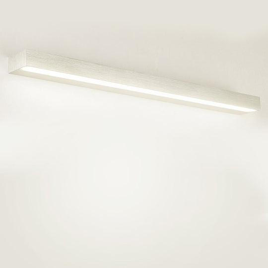 Rectangle LED Bathroom Vanity Light with Downlight Design