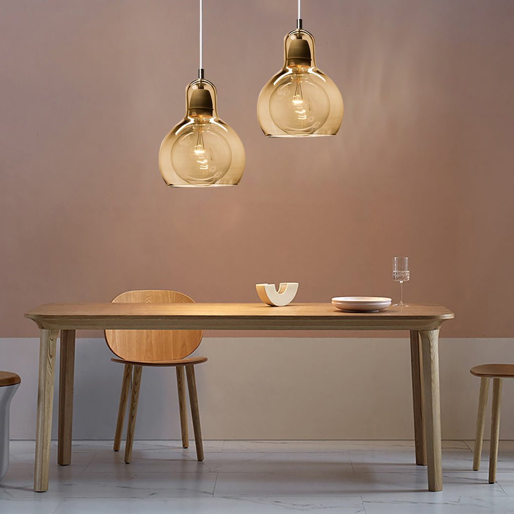 Nordic Post-Modern Minimalist Glass Chandelier – Bedside, Entryway, or Bar