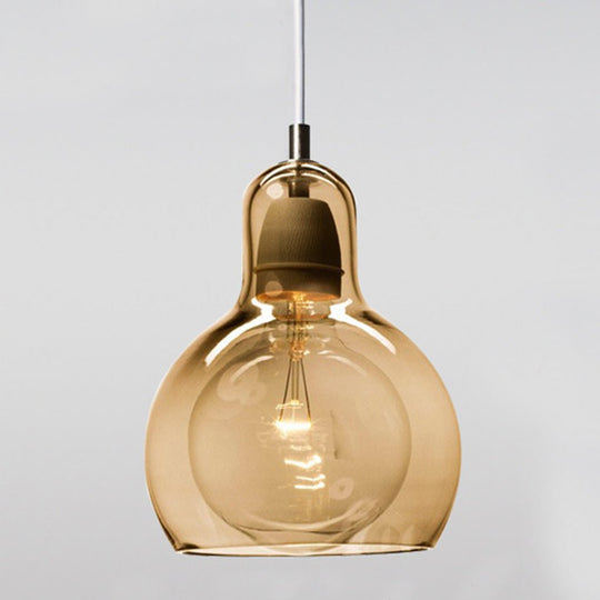 Nordic Post-Modern Minimalist Glass Chandelier – Bedside, Entryway, or Bar