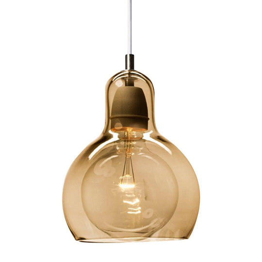 Nordic Post-Modern Minimalist Glass Chandelier – Bedside, Entryway, or Bar