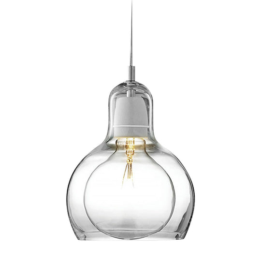 Nordic Post-Modern Minimalist Glass Chandelier – Bedside, Entryway, or Bar
