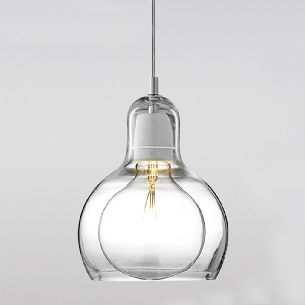 Nordic Post-Modern Minimalist Glass Chandelier – Bedside, Entryway, or Bar