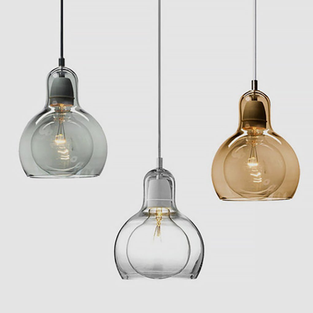 Nordic Post-Modern Minimalist Glass Chandelier – Bedside, Entryway, or Bar
