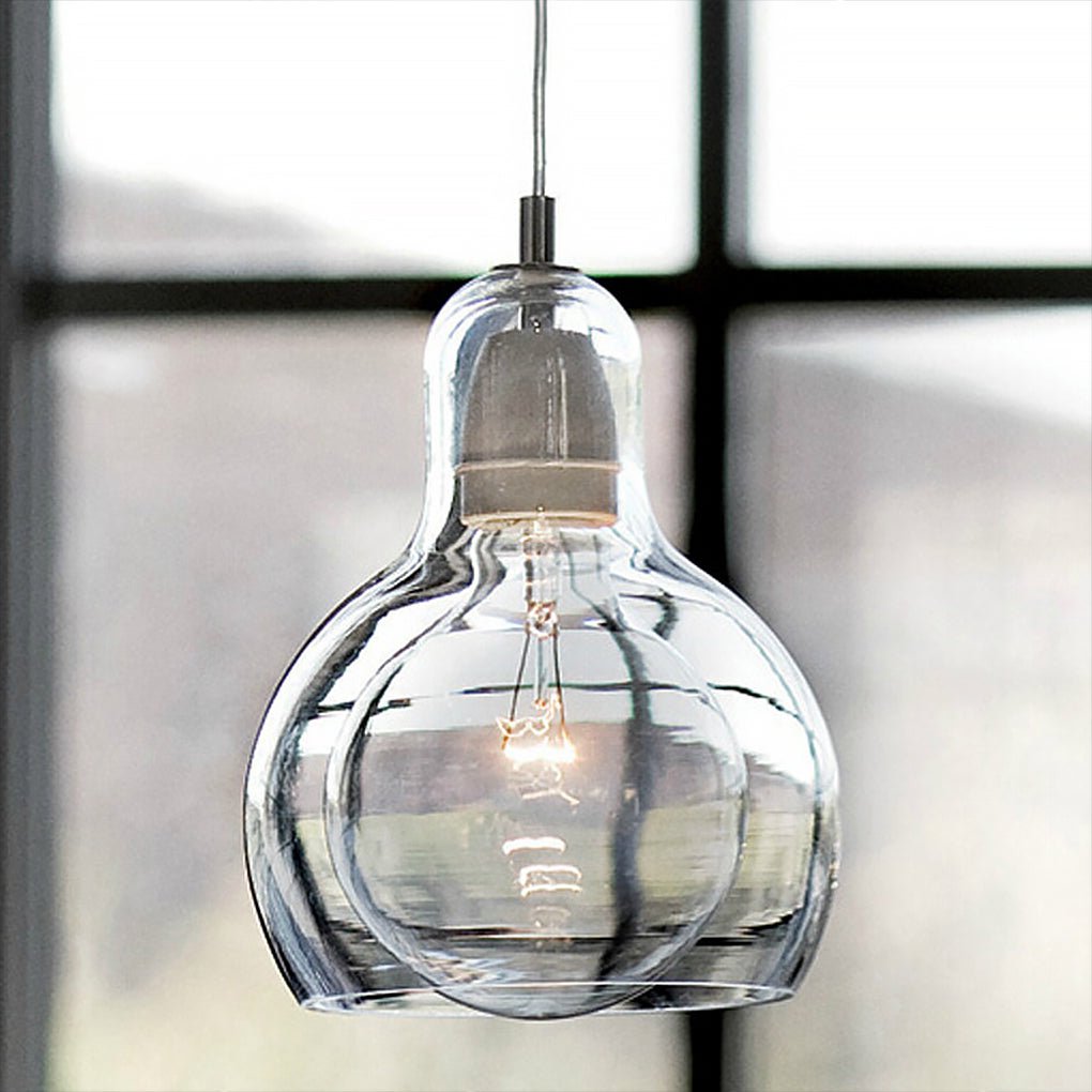Nordic Post-Modern Minimalist Glass Chandelier – Bedside, Entryway, or Bar