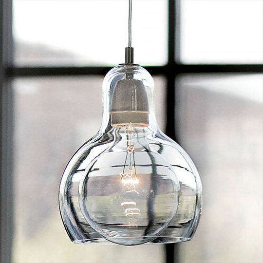 Nordic Post-Modern Minimalist Glass Chandelier – Bedside, Entryway, or Bar