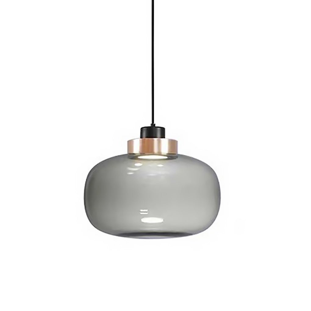 Nordic Postmodern Minimalist Warm Light LED Glass Pendant Light for Bedside or Dining Table