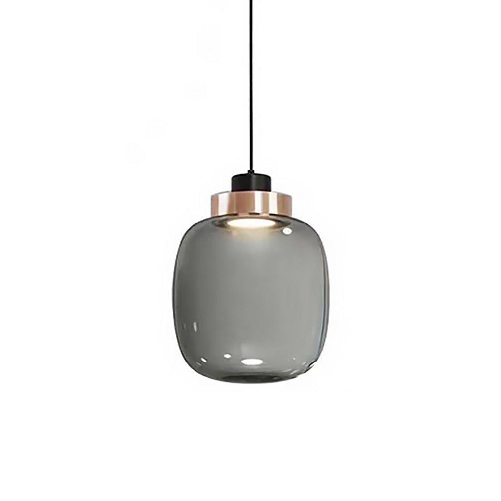 Nordic Postmodern Minimalist Warm Light LED Glass Pendant Light for Bedside or Dining Table