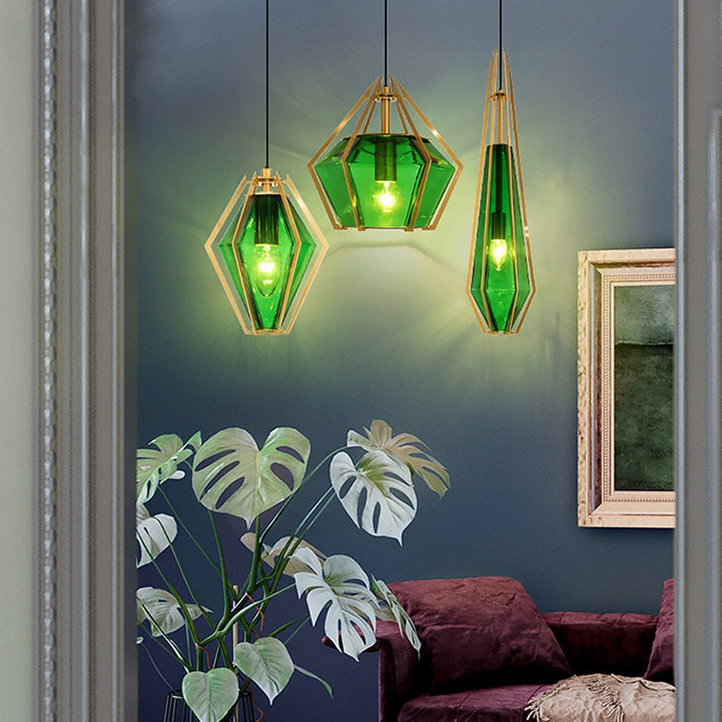 Nordic Postmodern Art Glass Pendant Light