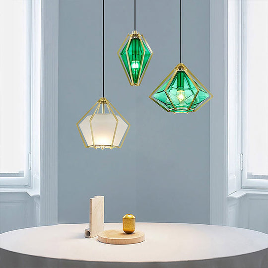 Nordic Postmodern Art Glass Pendant Light