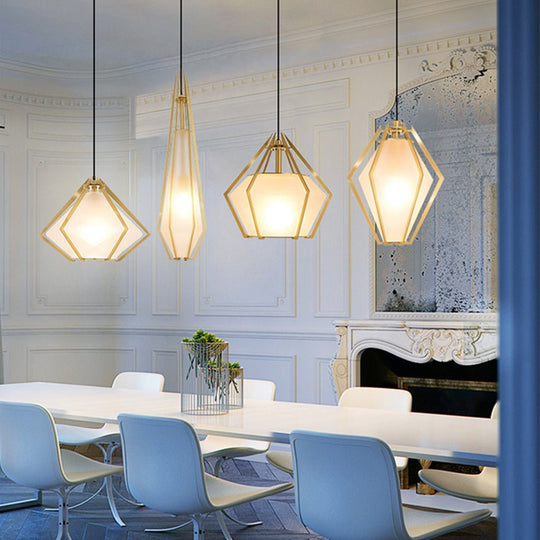 Nordic Postmodern Art Glass Pendant Light