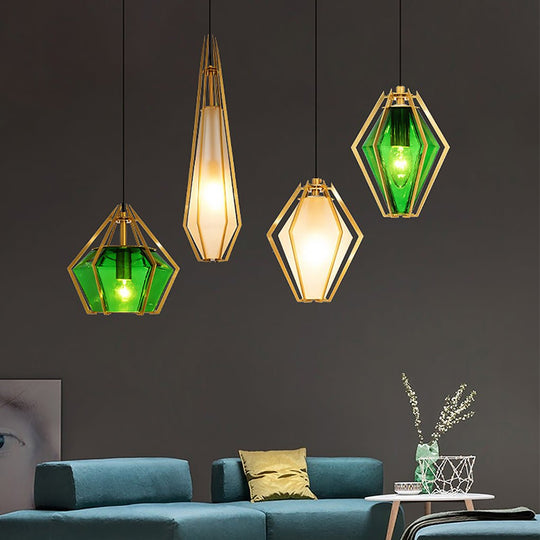 Nordic Postmodern Art Glass Pendant Light