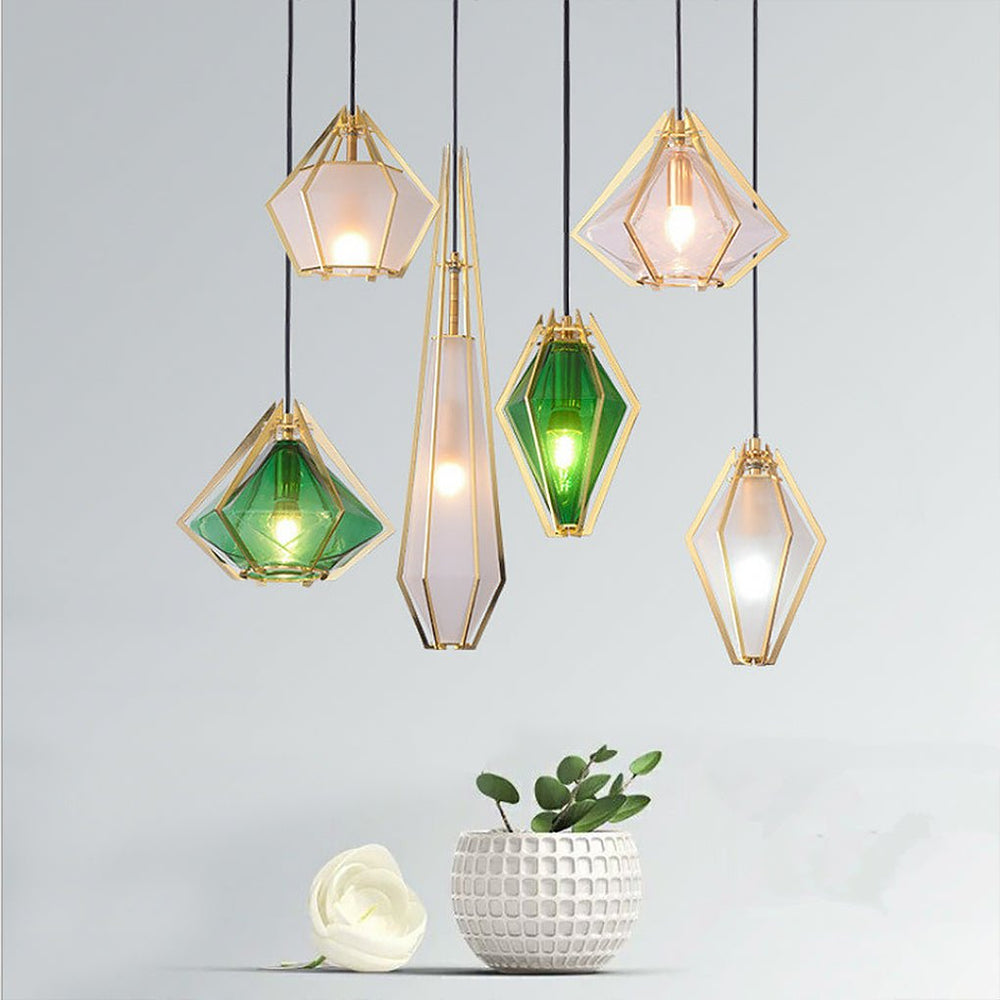 Nordic Postmodern Art Glass Pendant Light