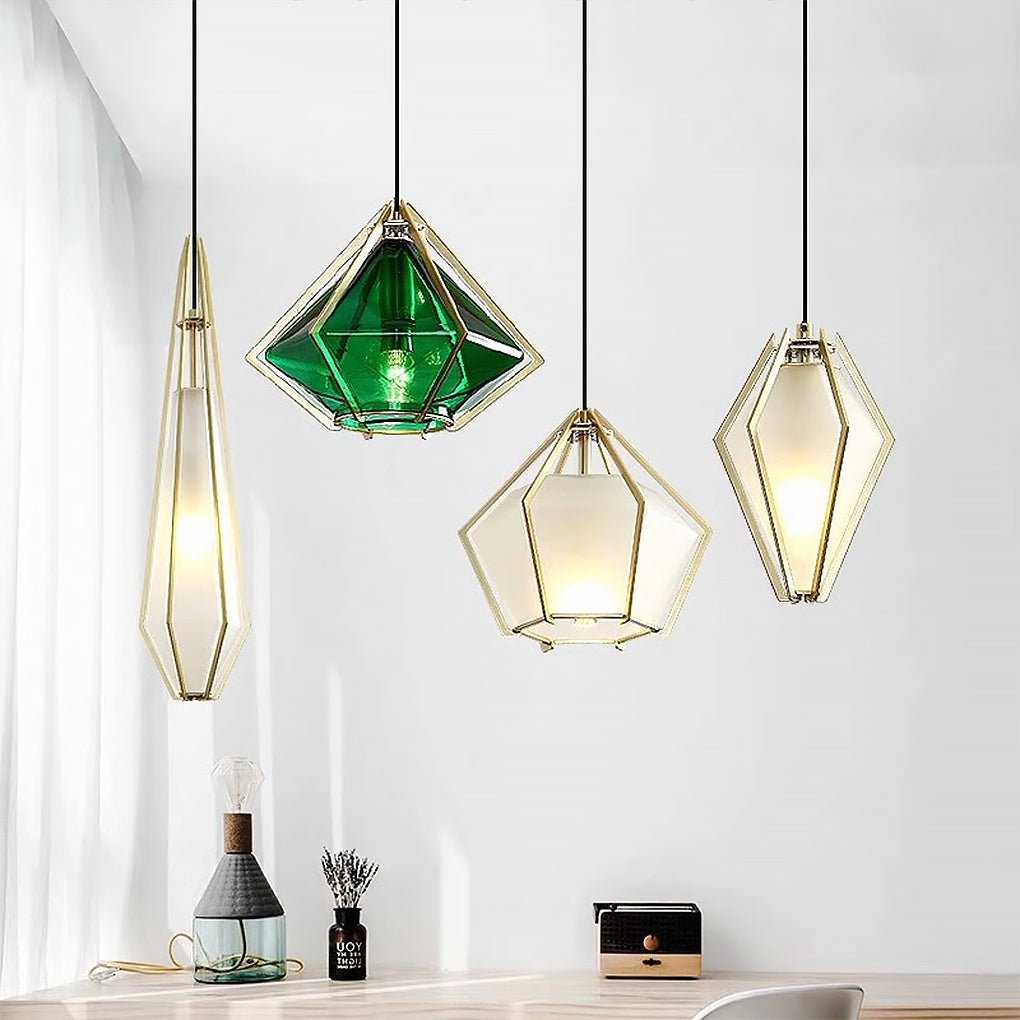 Nordic Postmodern Art Glass Pendant Light