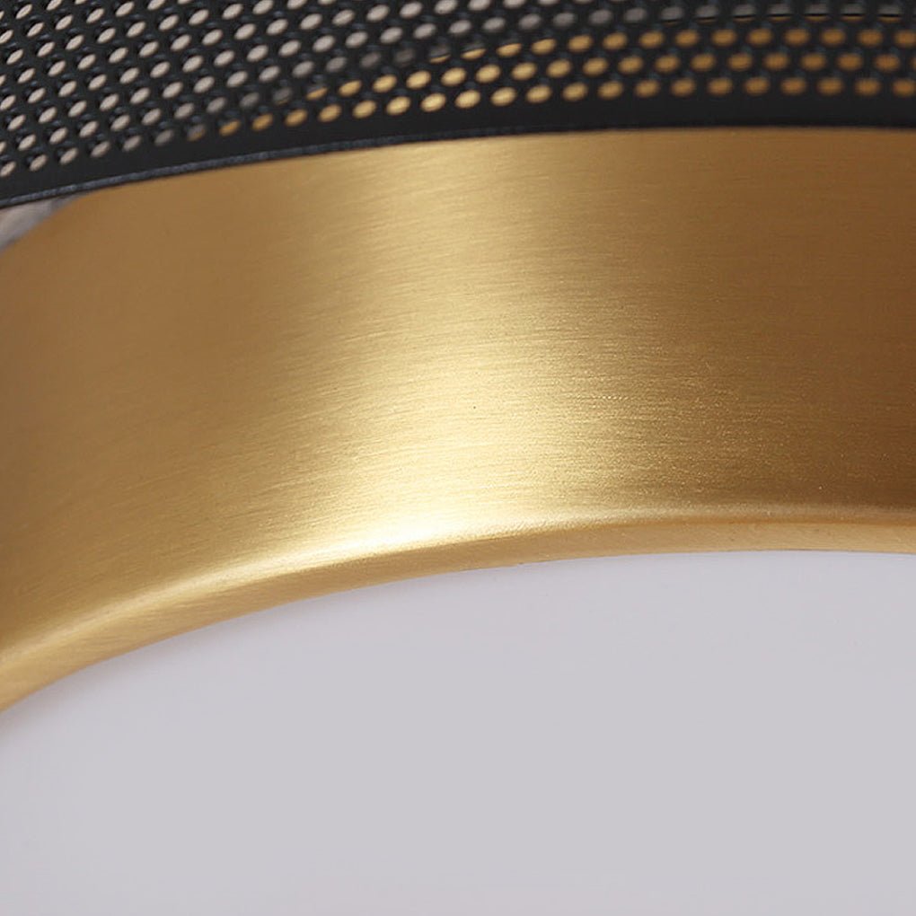 Nordic Round Dimmable LED Ceiling Light – Flush Mount with Remote Control