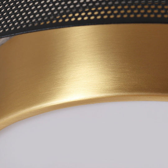Nordic Round Dimmable LED Ceiling Light – Flush Mount with Remote Control