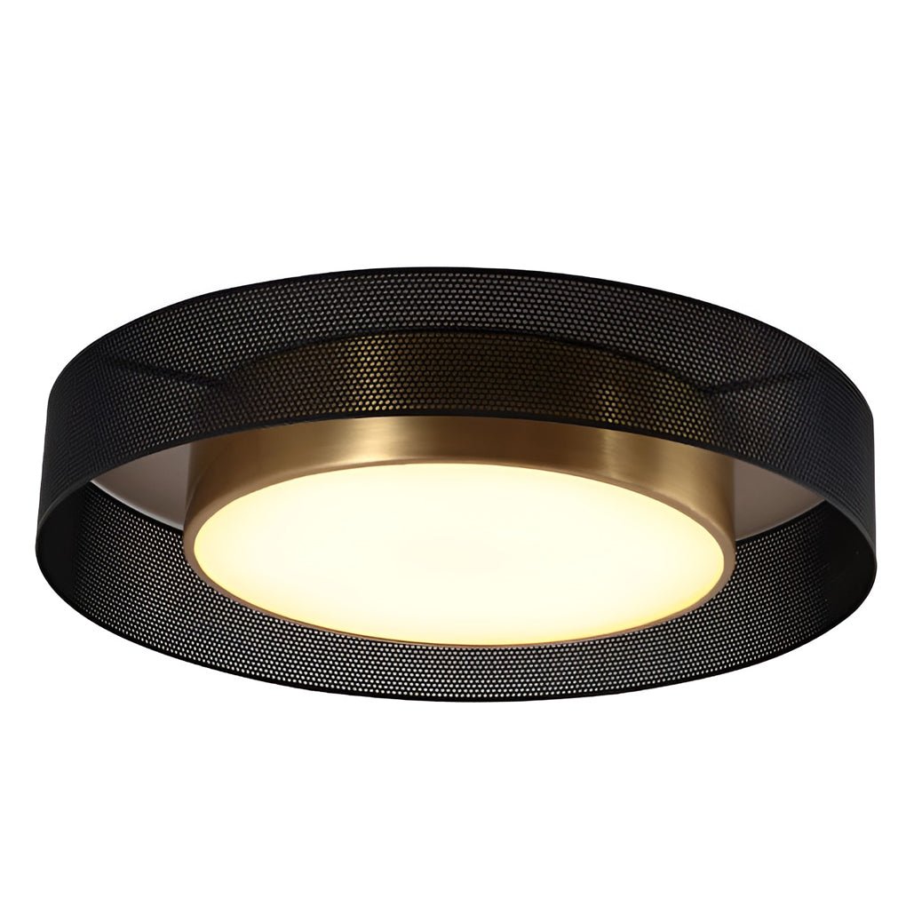Nordic Round Dimmable LED Ceiling Light – Flush Mount with Remote Control