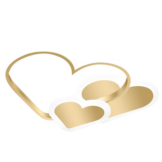 Nordic Style Creative Heart Shape LED Ceiling Light for Kids’ Room